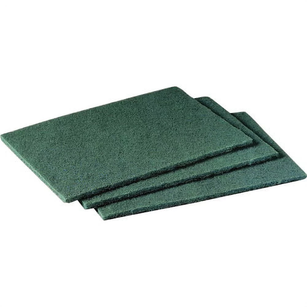Scotch-Brite Scrubbing Pads 9" Height x 6" Width x 9" Depth - 60/Carton - Synthetic - Green