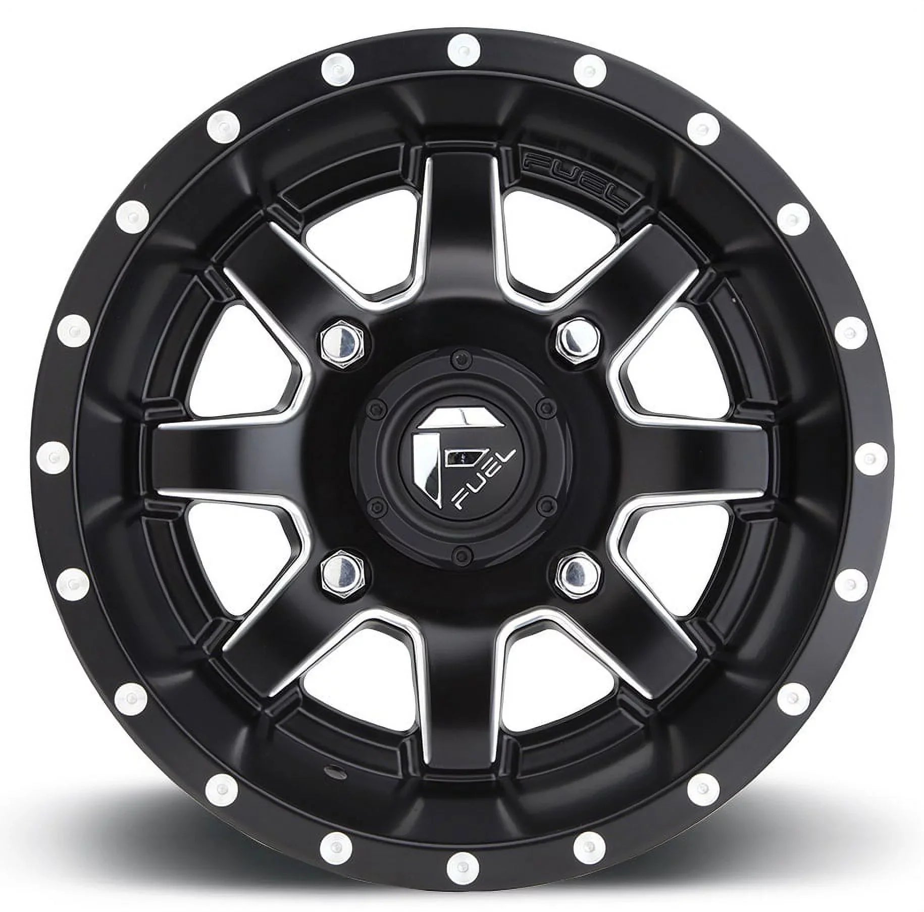 Fuel Maverick Black 15" Wheels 33"   Tires Polaris   1000 /   / Ranger  900/1000
