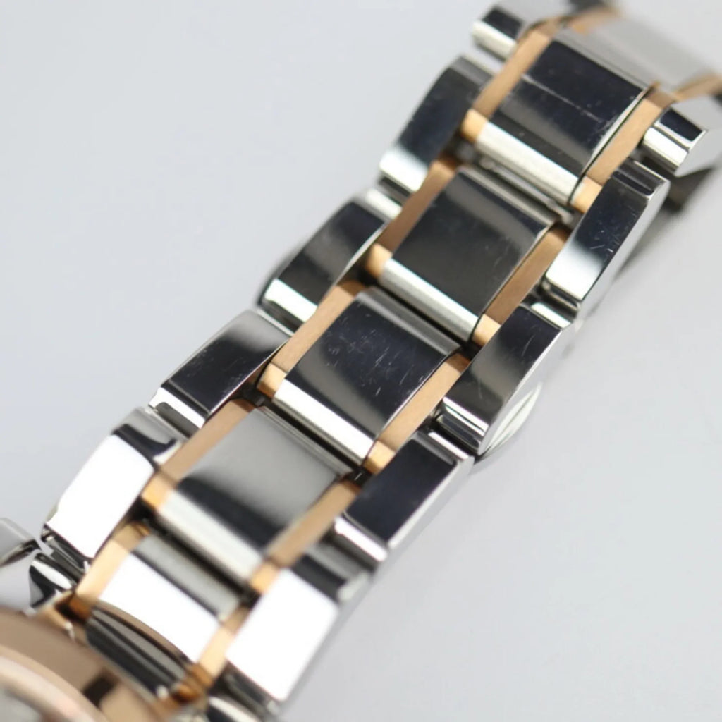 Pre-Owned  Burberry   watch BU9105 stainless steel silver rose gold quartz (Good)