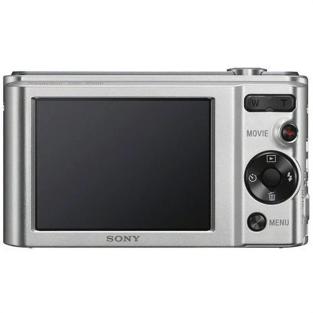 Sony Cyber-shot -W800 Digital Camera (Silver) + Deal-Expo Accessories Bundle