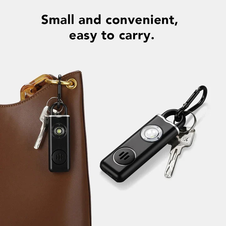 StickBoom - Sos Panic Alarm Keychain (Black)