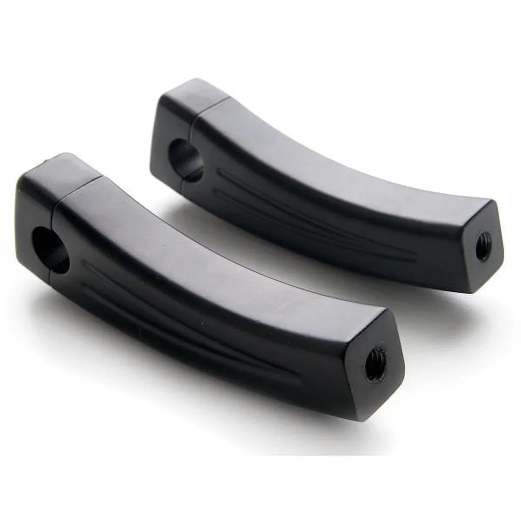 Krator 5.5" Black Bike Handlebar Pullback Risers 7/8" Compatible with Yamaha  360 400 500 650 750 850 900 1100