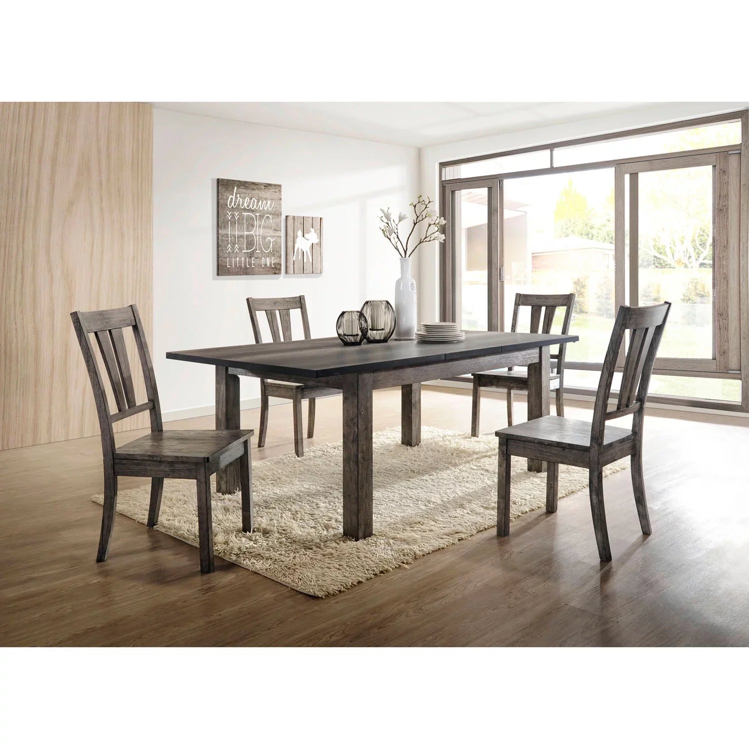 Cambridge Drexel 5-Piece Dining Set with Four Wooden Chairs