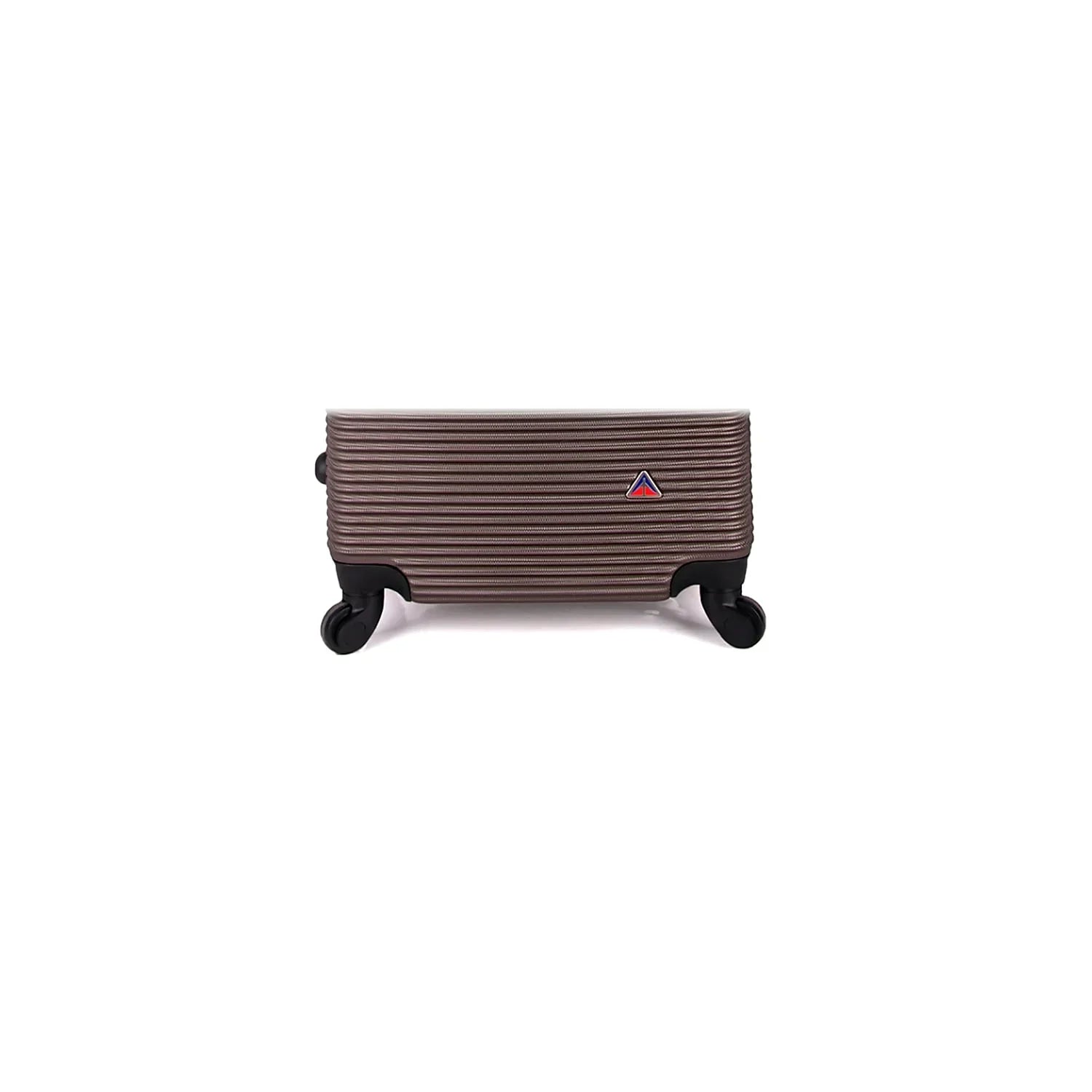 InUSA Royal 3-Piece Plastic Luggage Set Brown (-)