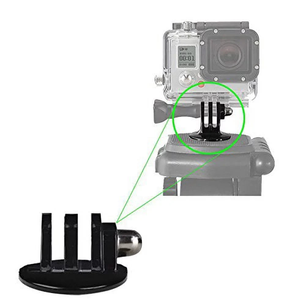 60" Inch Pro Series Professional Camera Tripod Goes For All GoPro  Cameras,  Digital Cameras and Camcorders + eCostConnection Microfiber Cloth