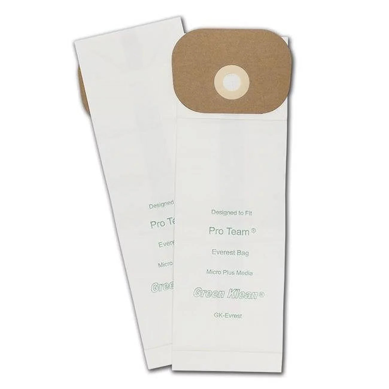 Green Klean  Pro Team Everest Replacement Vacuum Bags - 10 per Case - Case of 10