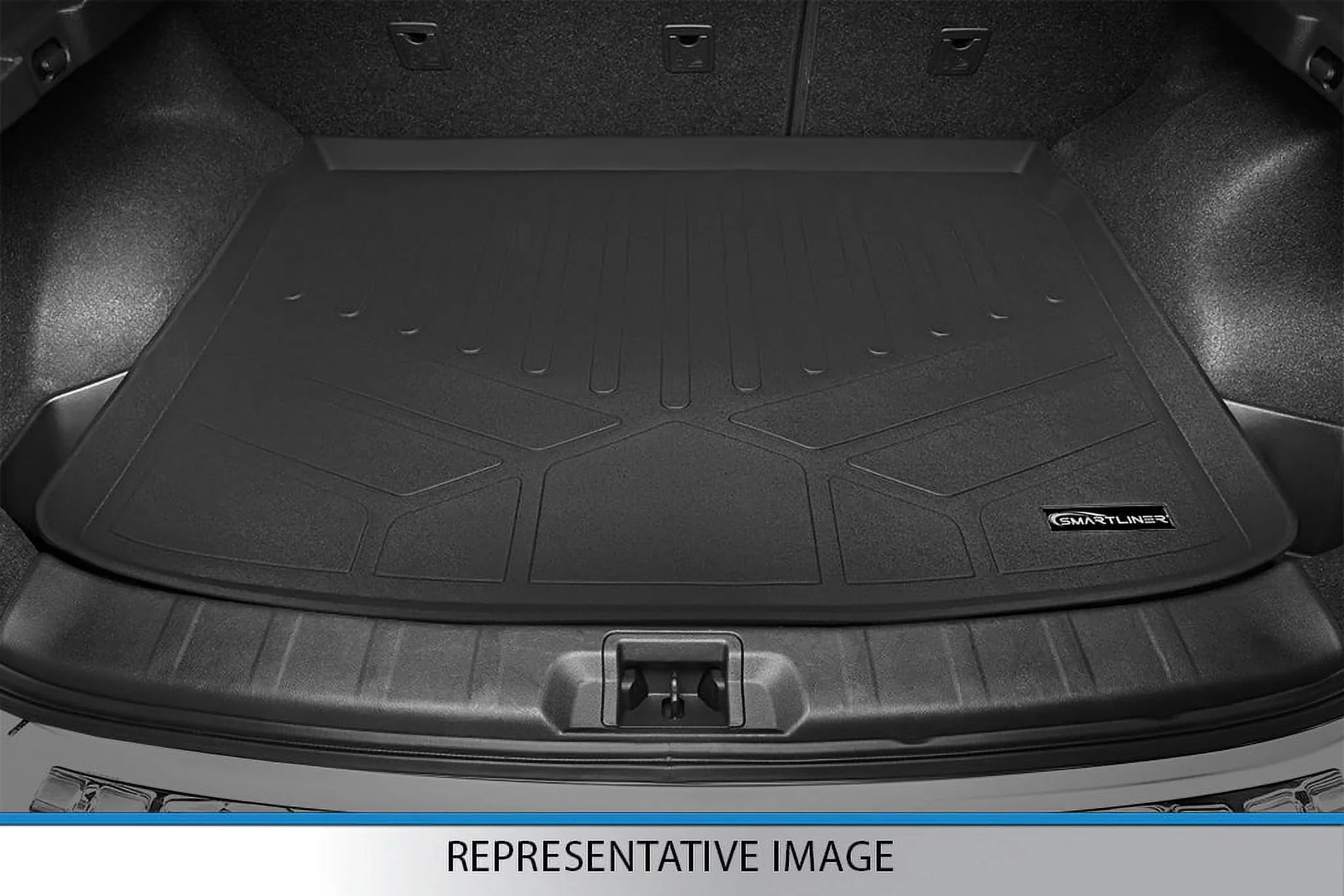All Weather Custom Fit Cargo Trunk Liner Floor Mat Black Compatible With 2007-2014 Ford Edge / 2011-2015 Lincoln