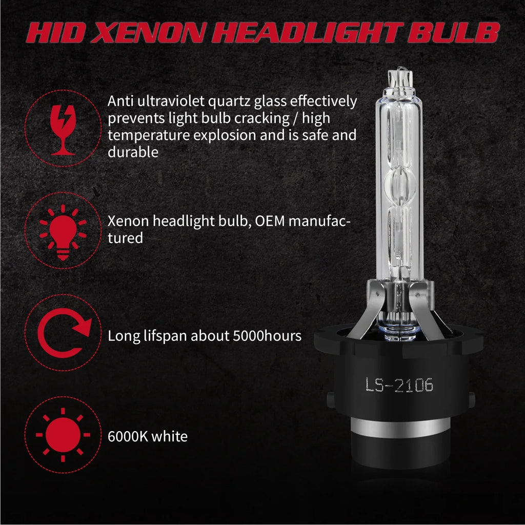 D4S  Headlight Bulbs for Mazda -5 2018 H11 H8 Led Fog Lights 4pcs
