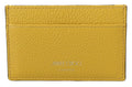 Jimmy Choo Aarna Yellow Leather Card Holder