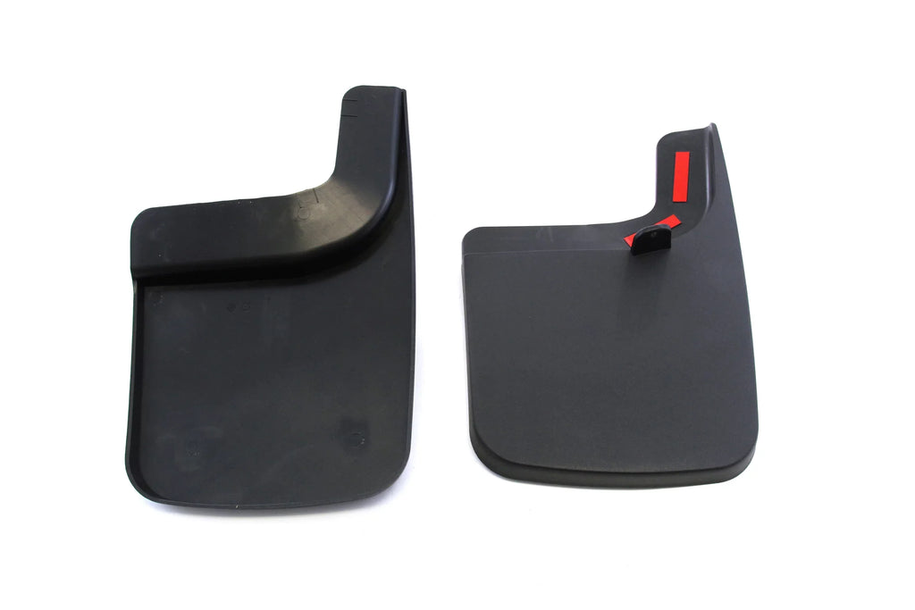 Red Hound Auto Compatible with Ford (2017-2020 F-250 F-350 Super Duty) Mud Flaps Splash Guards Front and Rear Molded 4pc Full Set (for Vehicles with  Fender Flares/Trim)