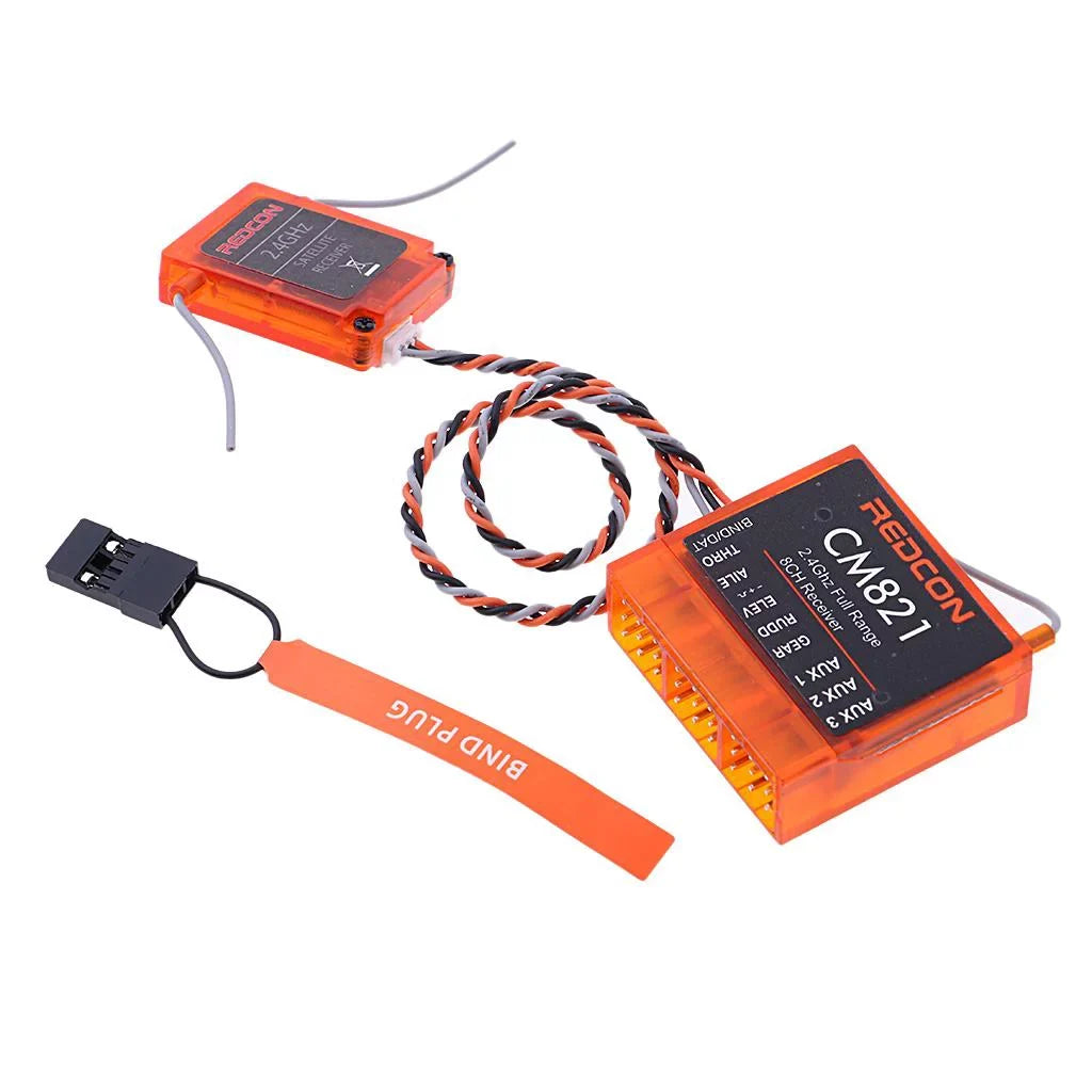 Remote Receiver CM821(AR8000) For JR12X, , X9503, X9303 ,DX10t, DX8, s, se, i, DX5e