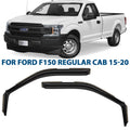 in-Channel Incredibly Durable Rain Guards for Ford F150 2015-2020 Regular Cab, Original Window Deflectors, Vent Window Visors, Vent Deflector, Dark Smoke Truck Accessories, 2 pcs- 315008LP