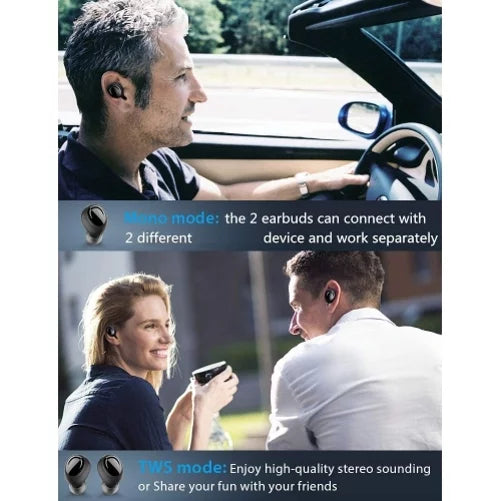 Wireless  Headphones for Samsung Galaxy A12 A32 A42 A52 A72 5G Phones - Earbuds Earphones True Wireless Stereo Headset Hands-free Mic V9Z Compatible With Galaxy A12 A32 A42 A52 A72 5G Models