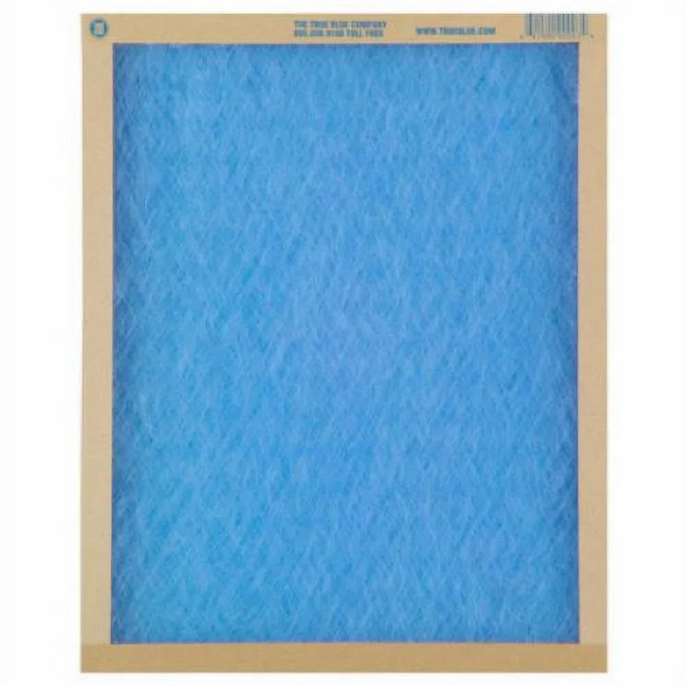 True Blue 115201 15" x 20" x 1" Flat Panel Spun Fiberglass Disposable Furnace Air Filter  2 - Quantity of 12