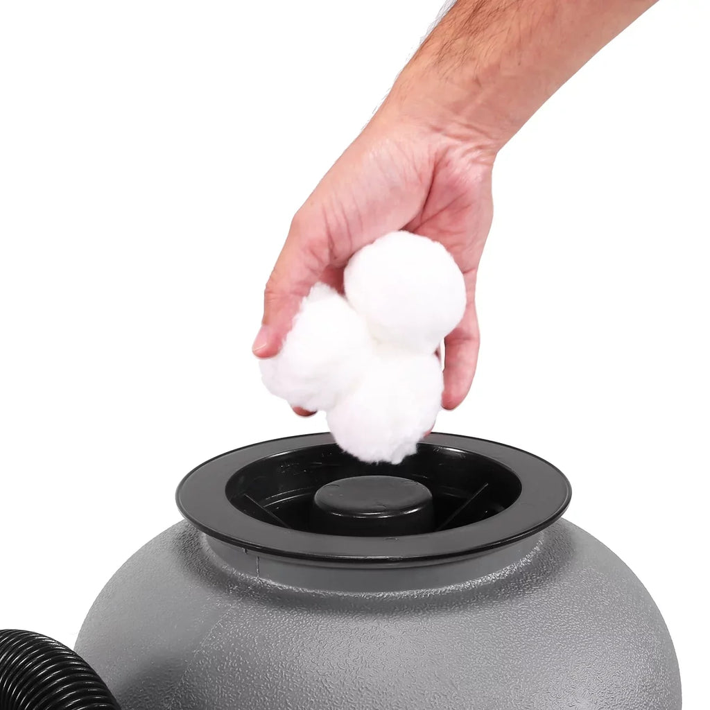 XtremepowerUS 12" Sand Filter Above-Ground Pool Pump Swimming Pool with Stand (Filter Media Included)