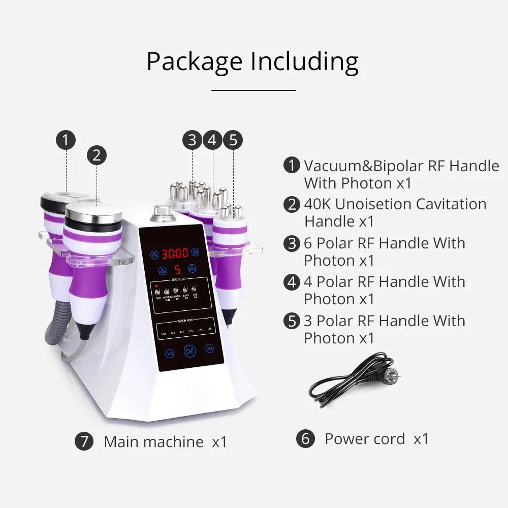 Aristorm 5in1 Cavi 2.5 Multipolar Cold Hammer Photon Bio Body Massager Face Care Machine, Cavitation Machine