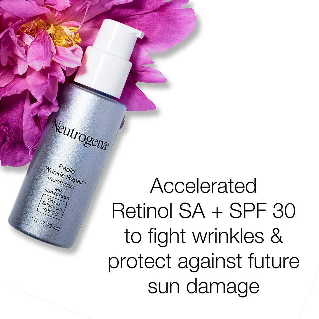 "Neutrogena Rapid Wrinkle Repair Moisturizer,  30, 1 oz (Pack of 2)"