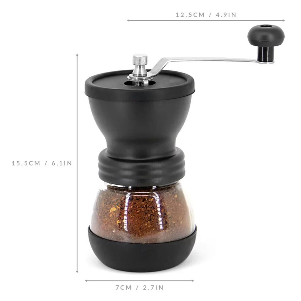 Washable Coffee Bean Mill Practical Nuts Milling Machine easy to use Black