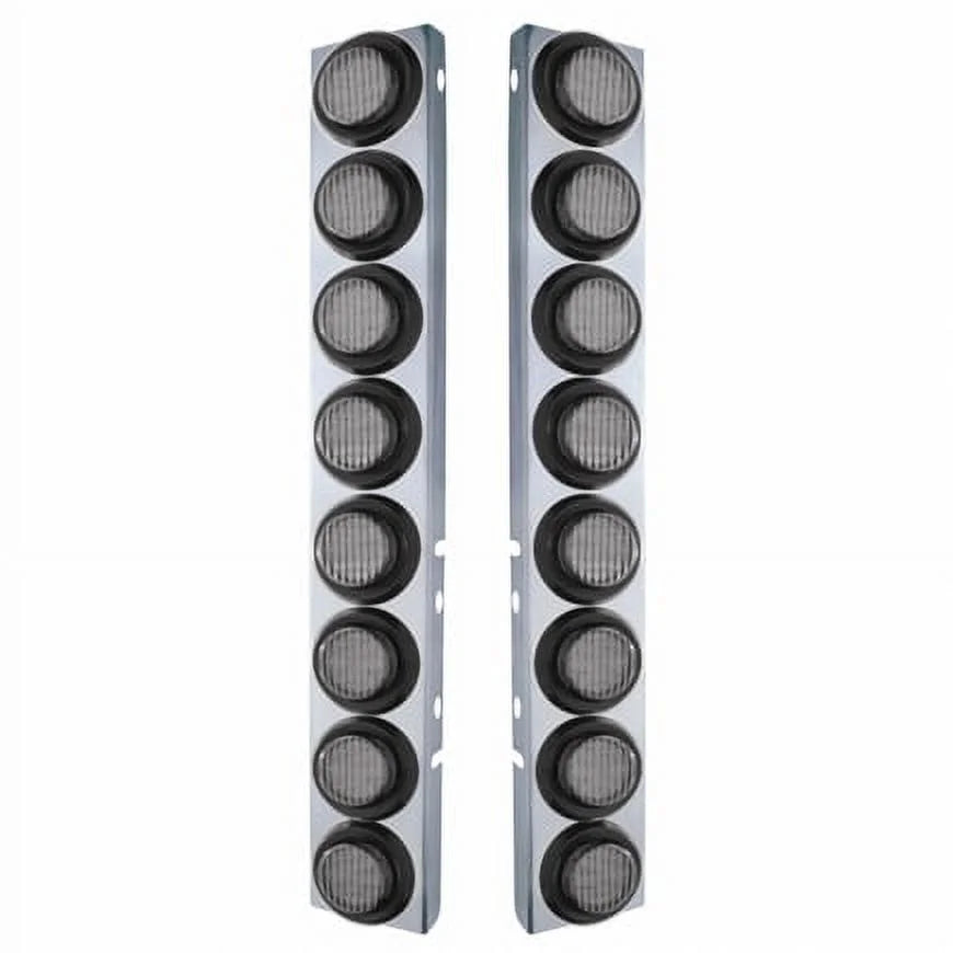 United Pacific 33801 Air Cleaner Light Bar   Front, Stainless Steel, With