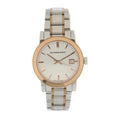 Pre-Owned  Burberry   watch BU9105 stainless steel silver rose gold quartz (Good)