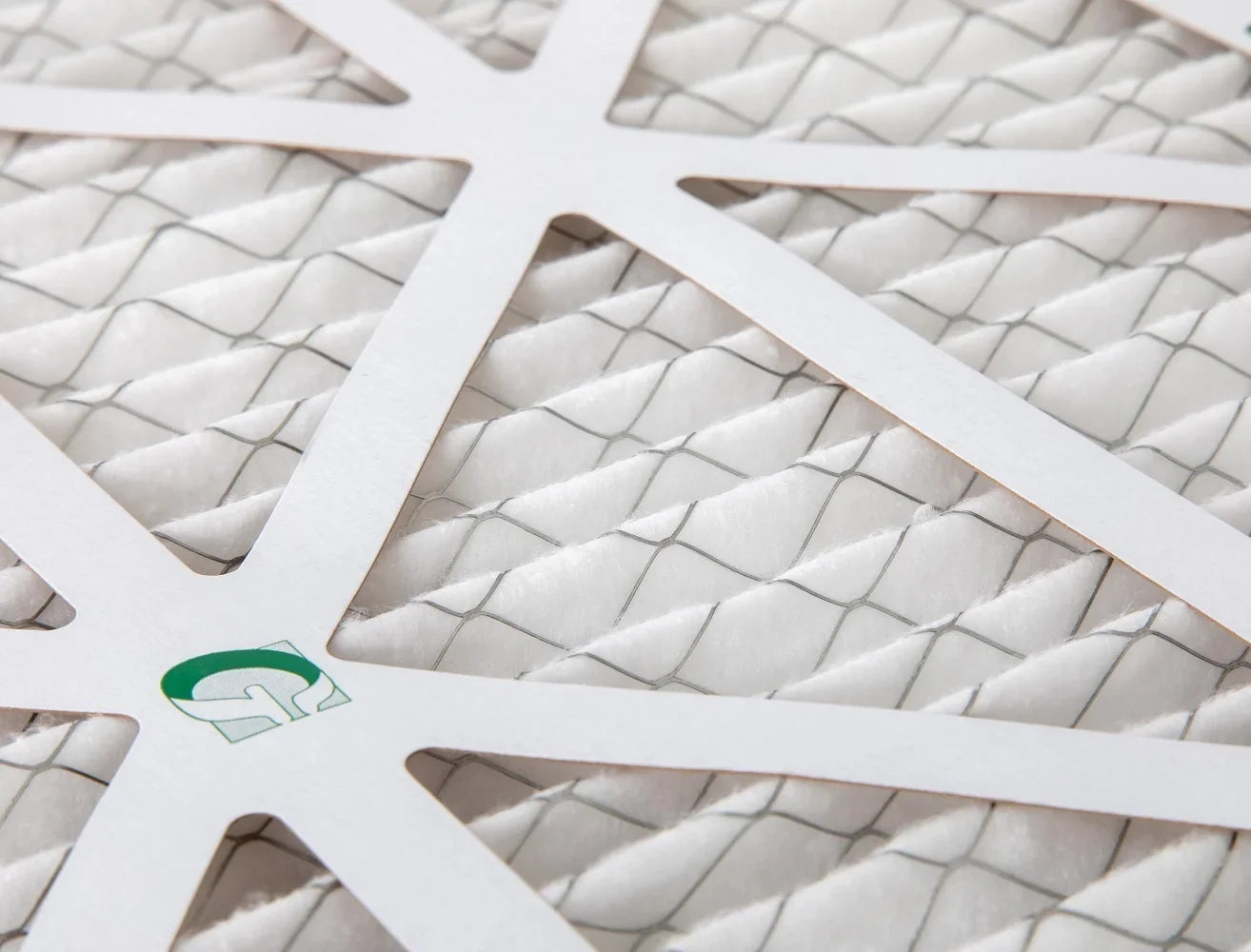 16x20x1  10 Pleated  Air Filters by Glasfloss. ( Quantity 5 ) Exact Size: 15-1/2 x 19-1/2 x 7/8