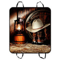 American West Rodeo Cowboy Pet Car Seat Cover Dog Car Seat Mat Hammock Cargo Mat Trunk Mat For Cars Trucks and  54x60 inches