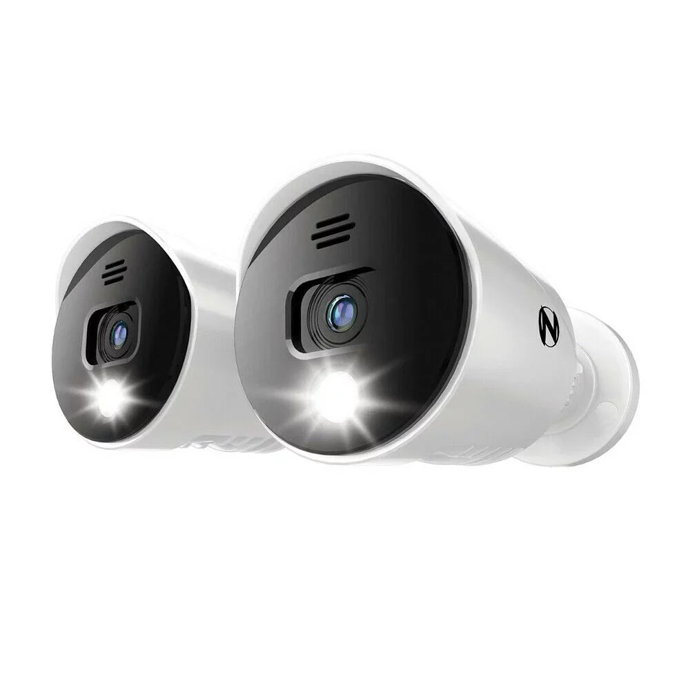 Night Owl 4K Ultra  Wired Indoor/Outdoor Built-in Motion-Activated Spotlights