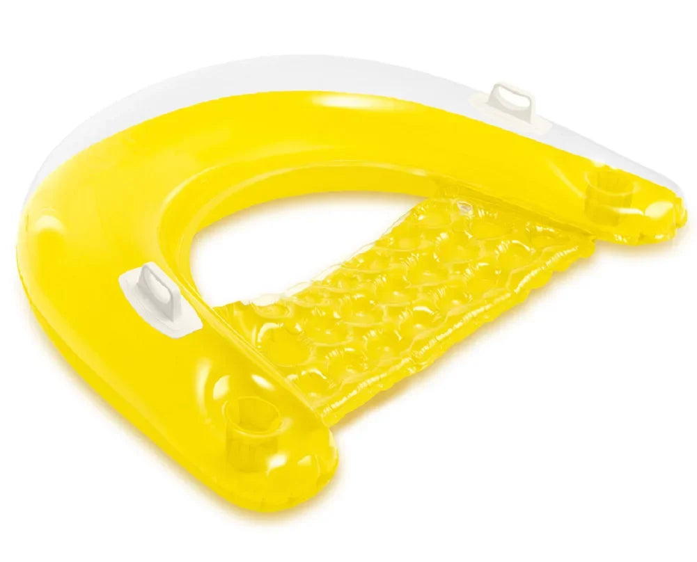 Intex Sit 'N Float Inflatable Colorful Floating Pool Lounges 8 Pack (Colors Vary)