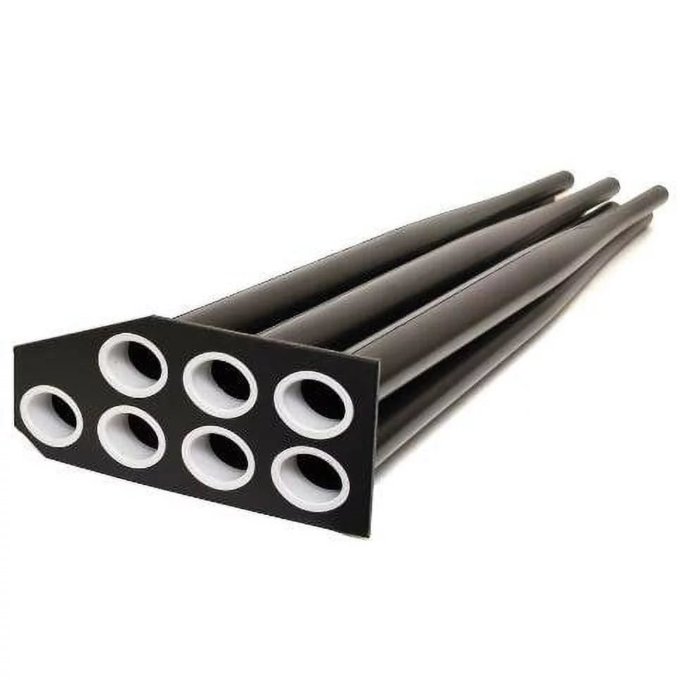 Lowe Boat Rod Holder 2293825 | 7-Tube 40 1/2 Inch Black