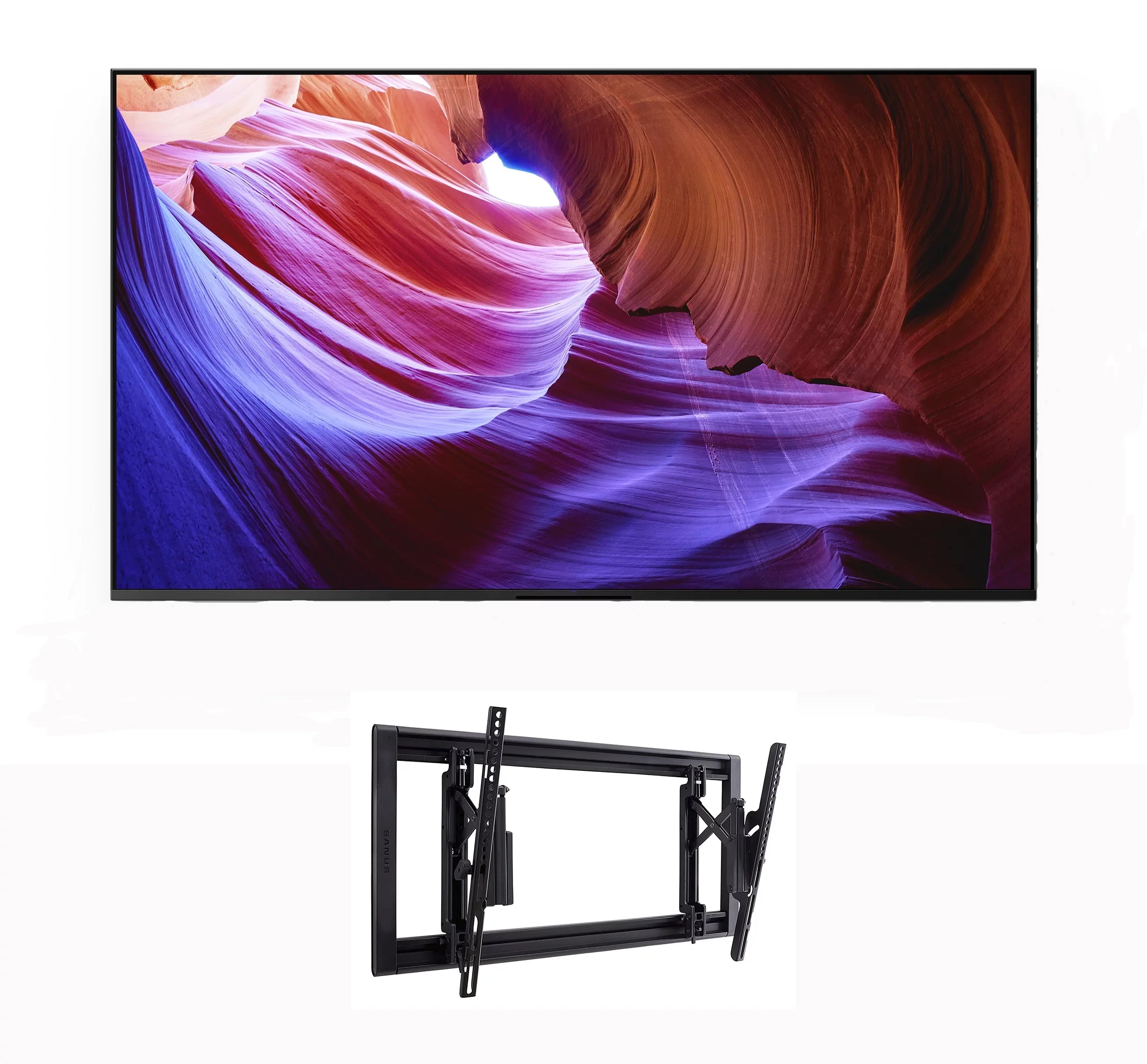 Sony KD43X85K 43-inch 4K   with PS5 Features Smart  with Sanus VLT7-B2 42-90" Advanced Tilt 4D  Wall Mount (2022)