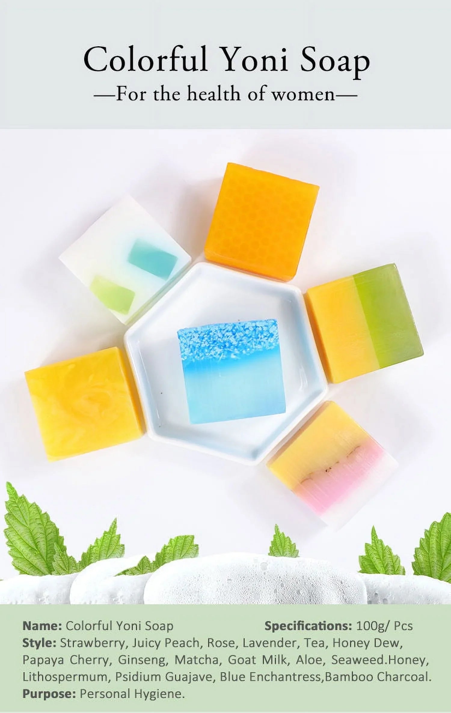 Natural Soap - Bulk - Papaya Cherry -10Pcs