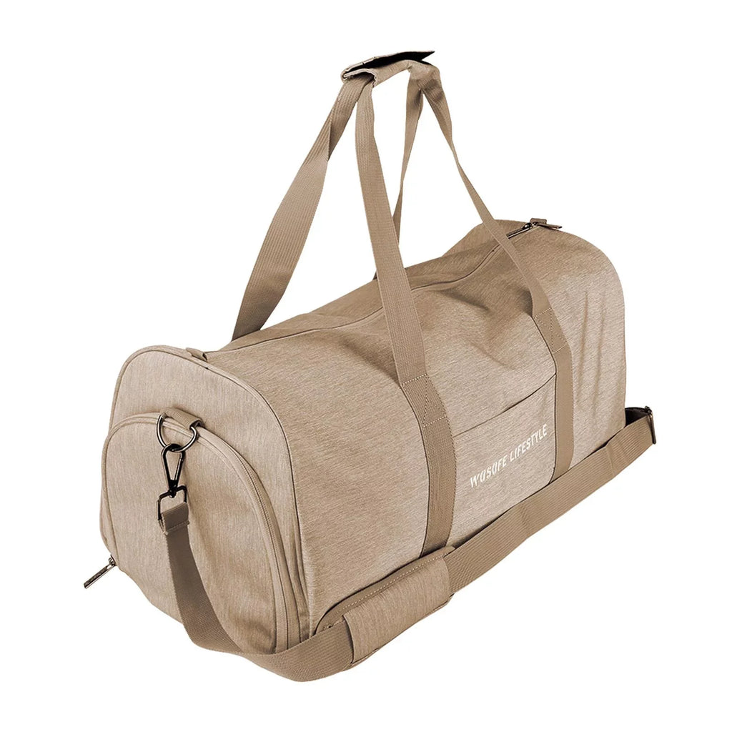 Gym Bag Golf Bag Durable Lightweight Men Women Nylon Duffel Bag Travelling Outdoor Sports for Yoga Fishing Basketball Outdoor Activities Brown