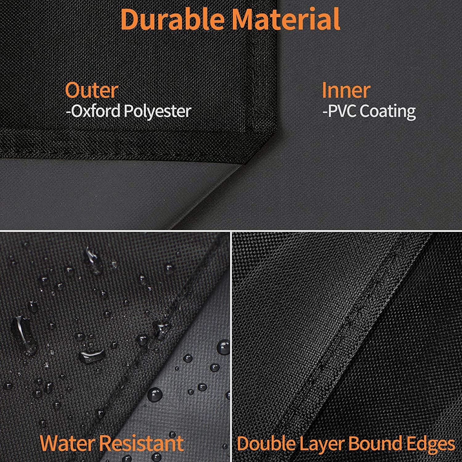 Heavy Duty 600D Polyester Cover Fits 5482 Blackstone 36 inches Griddle Cooking Station with Hood,Also for Blackstone 28 inch ,Outdoor Flat Top Gas Grill Cover with Straps