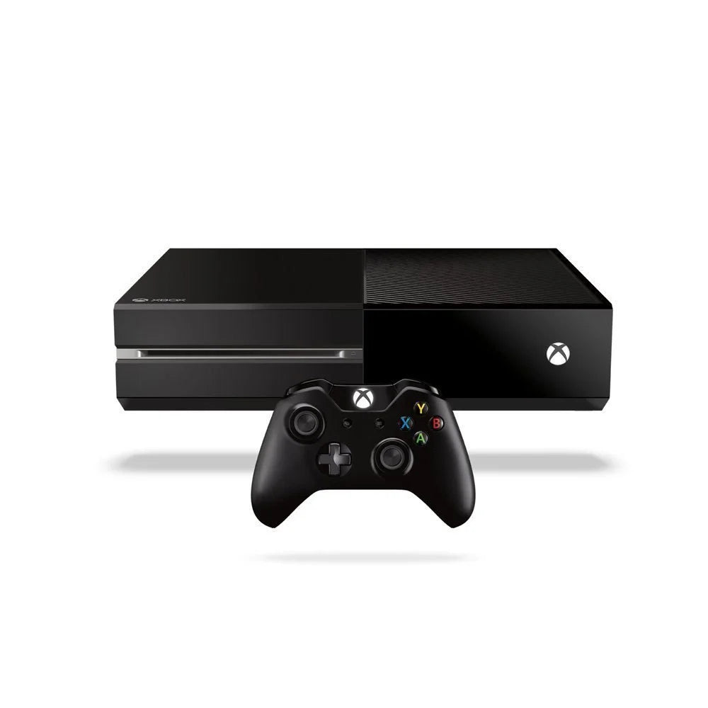 Microsoft Xbox One Original 500GB Gaming Console Black  Cable 2 Controller   Bundle Used