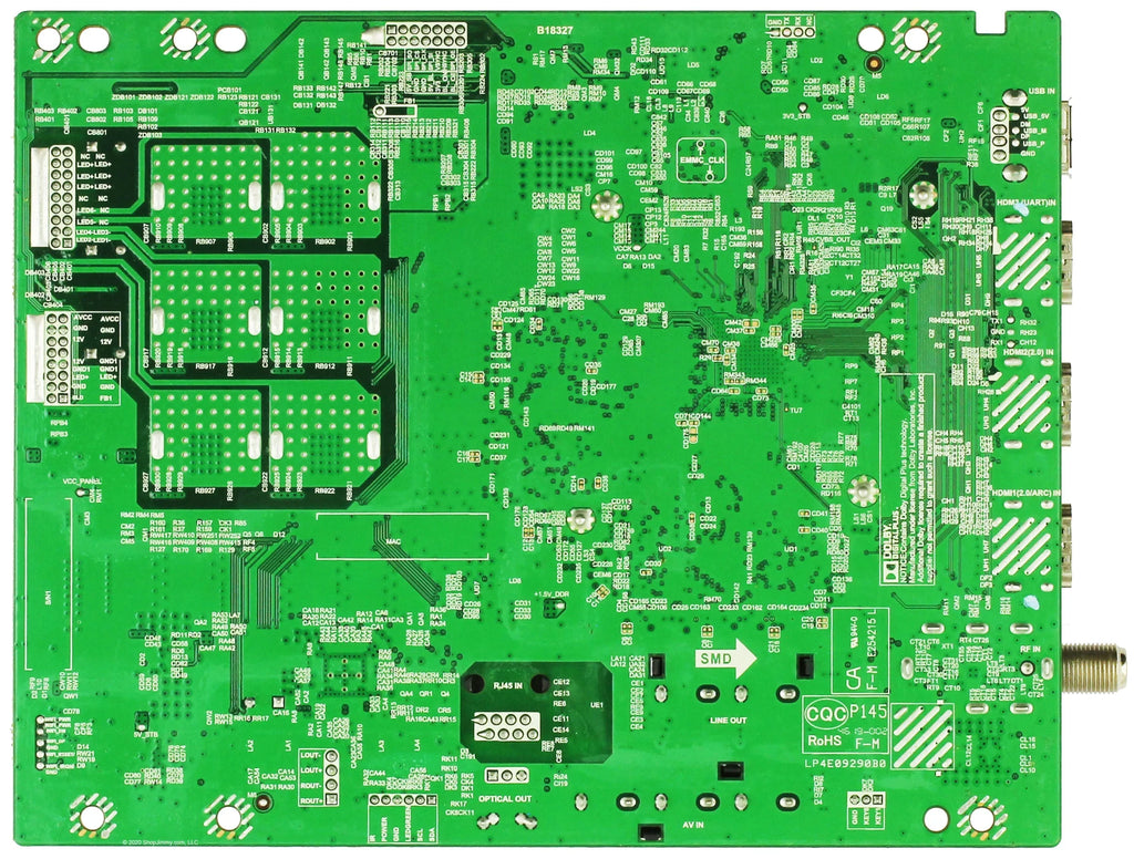 Vizio 6M03A0001X00J Main Board for V655-G9 ( Serial)