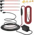 Dash Cam Hardwire Kit, Mini  Port,  12V - 24V to 5V/2A Max Car Dash Camera Charger Cable kit with Fuse, Low