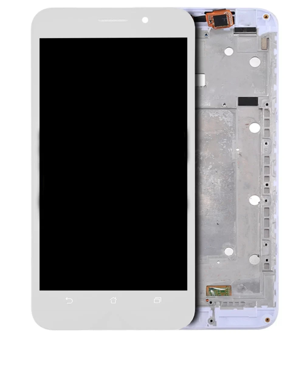 Replacement  Assembly With Frame Compatible For Asus ZenFone Max (ZC550KL / Z010D / Z010DA) (White)