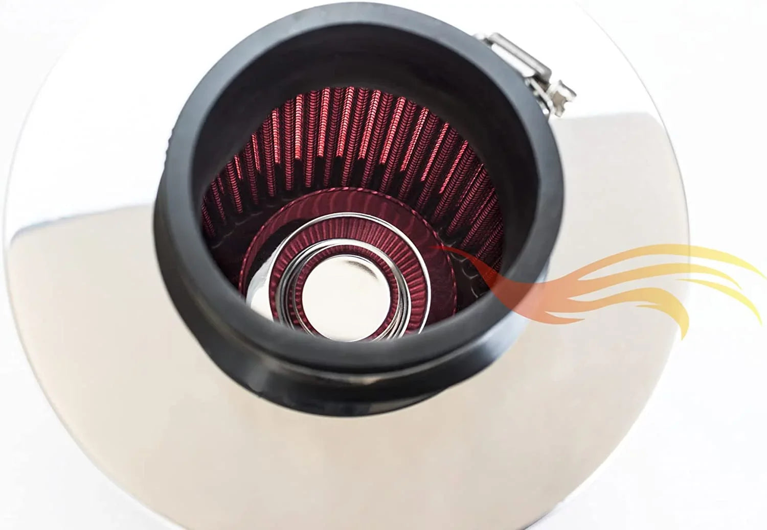 Rtunes Racing Short Ram Air Intake Kit + Filter Combo  Compatible For 02-07 Mitsubishi Lancer 2.0L