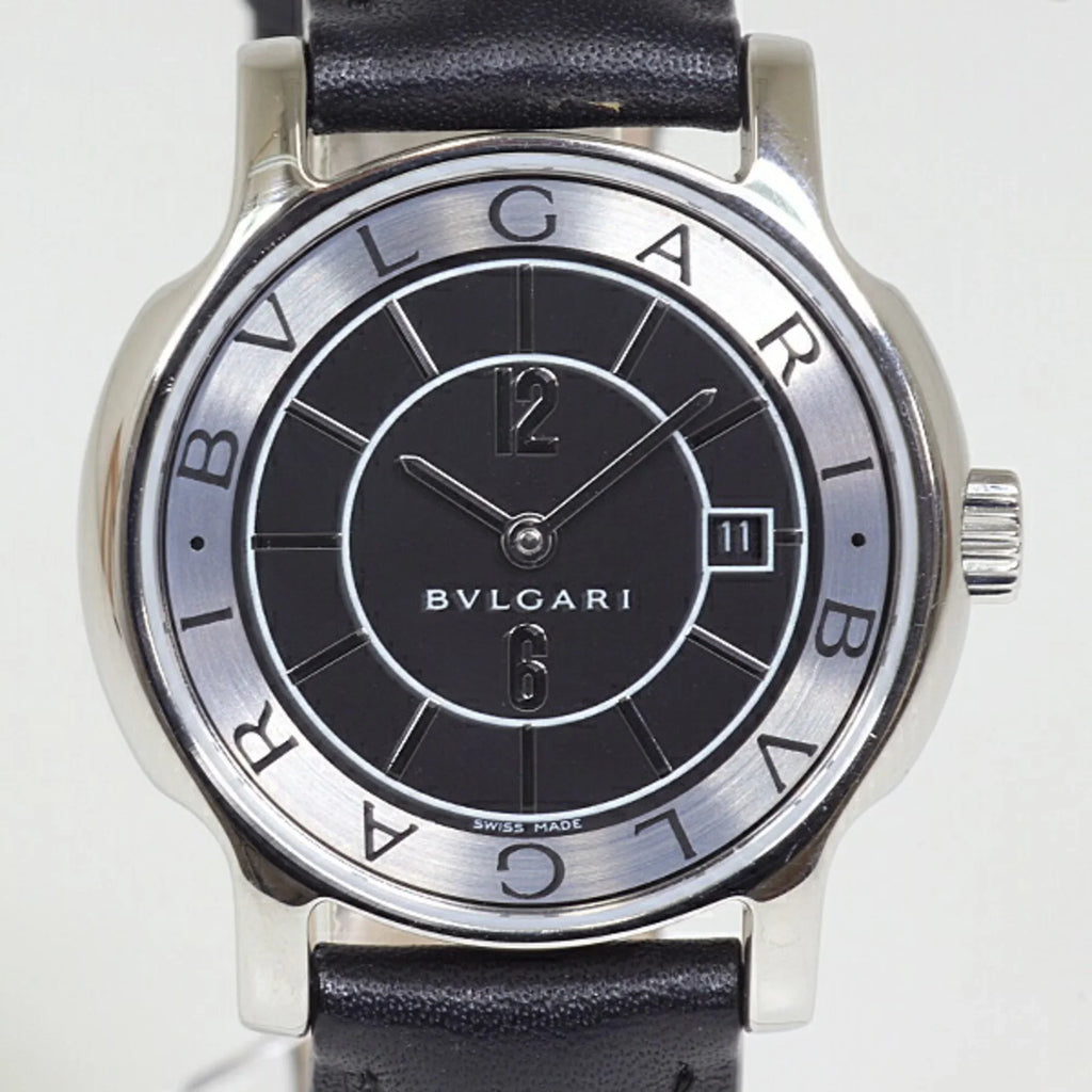 Pre-Owned Bvlgari Solotempo Quartz Stainless Steel Women's Watch ST29S (Good)