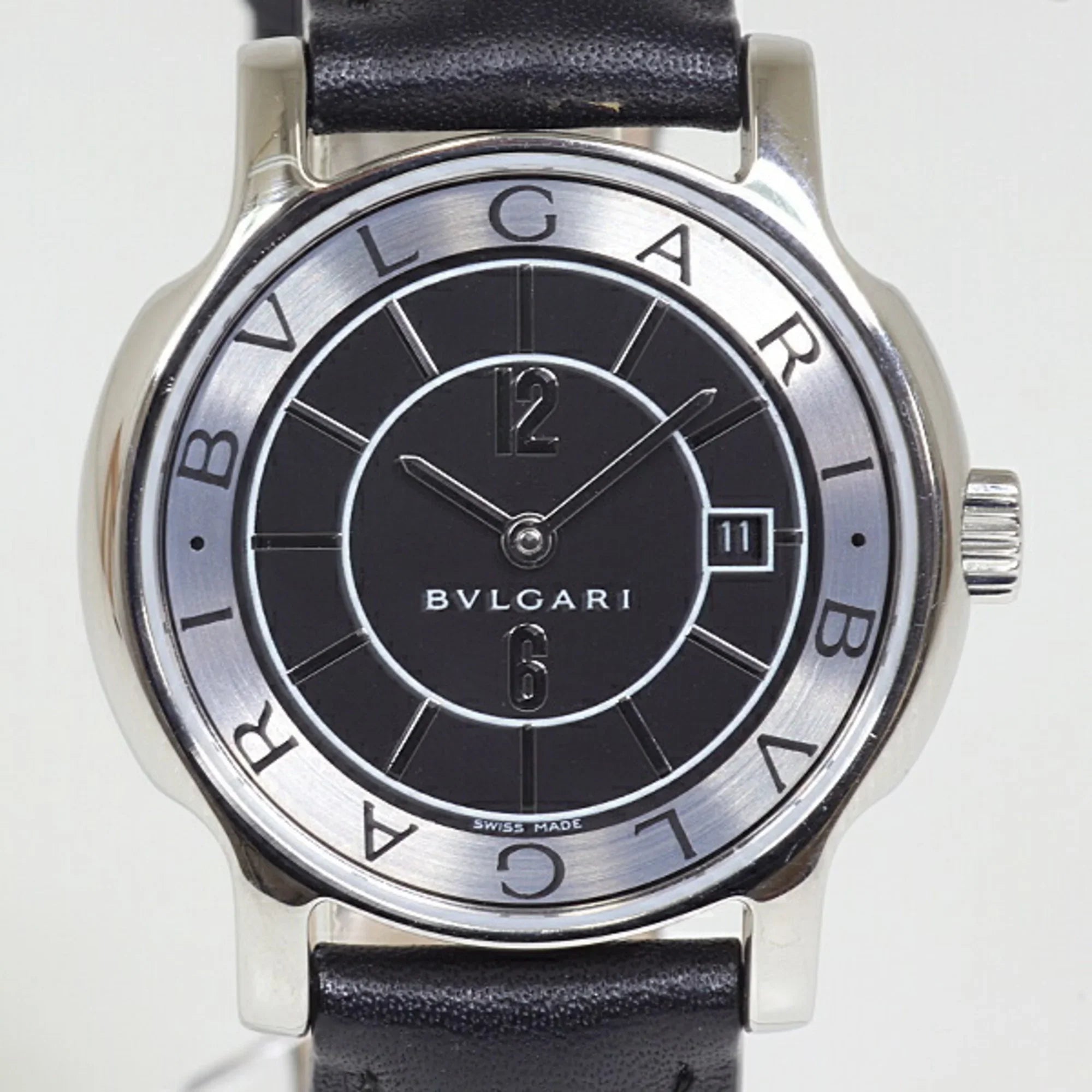 Pre-Owned Bvlgari Solotempo Quartz Stainless Steel Women's Watch ST29S (Good)