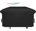 Heavy Duty 600D Polyester Cover Fits 5482 Blackstone 36 inches Griddle Cooking Station with Hood,Also for Blackstone 28 inch ,Outdoor Flat Top Gas Grill Cover with Straps