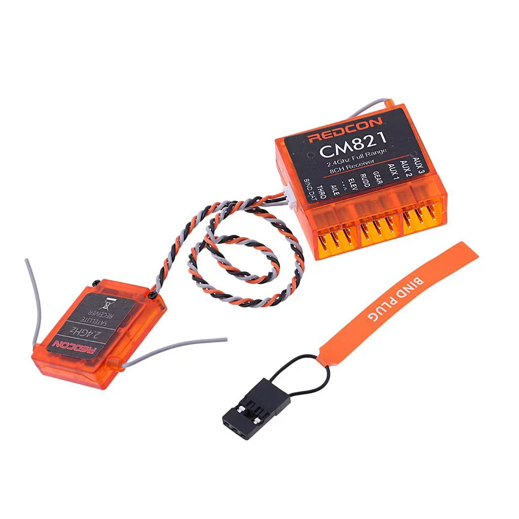 Remote Receiver CM821(AR8000) For JR12X, , X9503, X9303 ,DX10t, DX8, s, se, i, DX5e