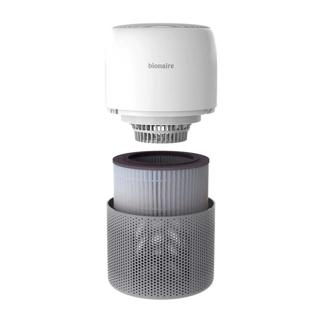 Bionaire True  Mini Tower Air Purifier, White, Removes 99.7% of Allergens, 1 Count