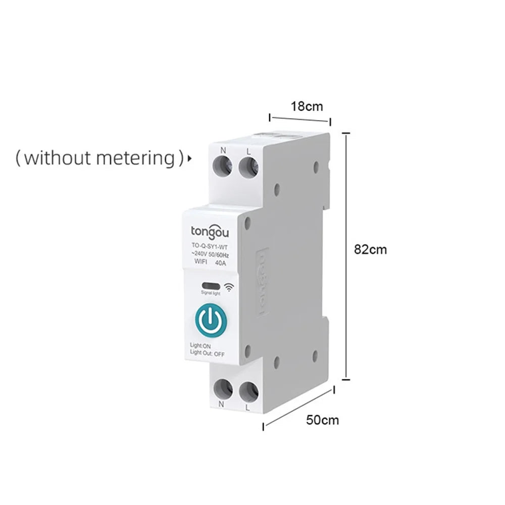 Graffiti WiFi Smart Switch Circuit Breaker Wireless Remote Control Remote Smart Home Phone Control Switch
