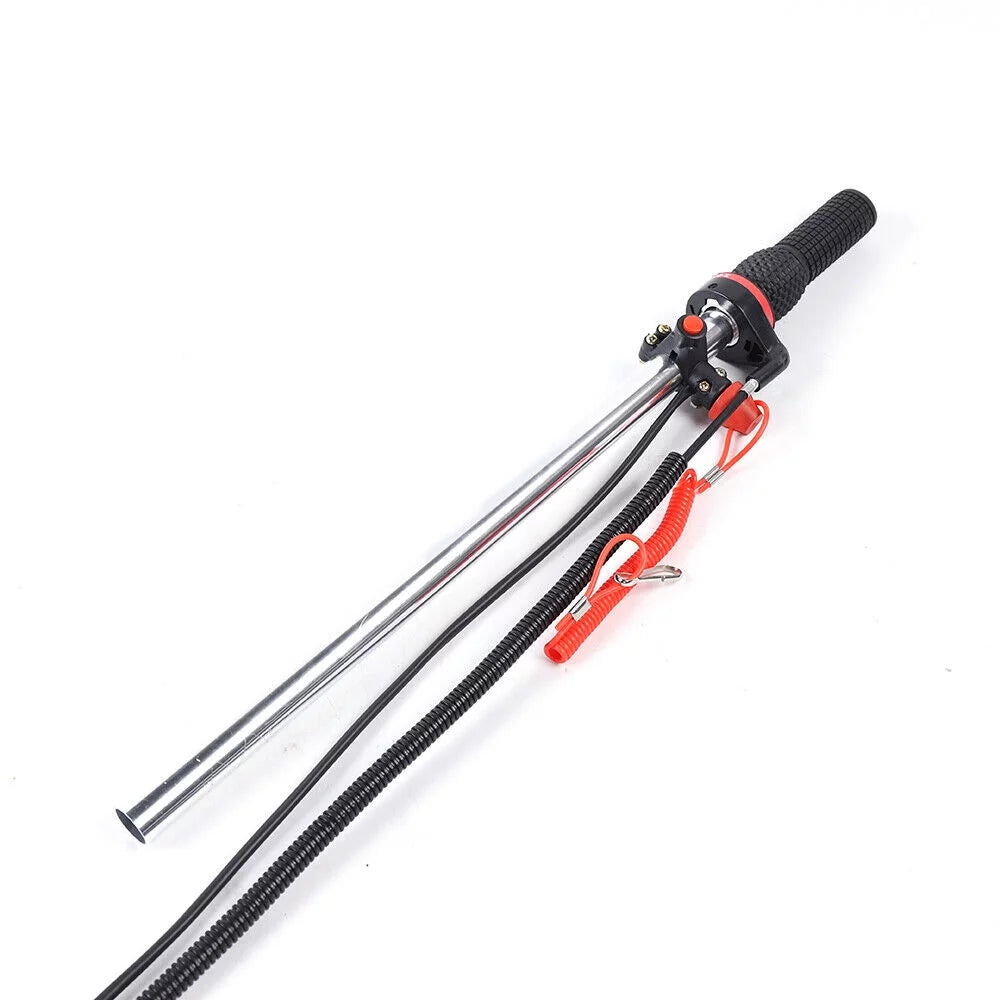2.3HP 2Stroke Outboard Motor Kayak Boat Engine Long Shaft W/Air Cooling System