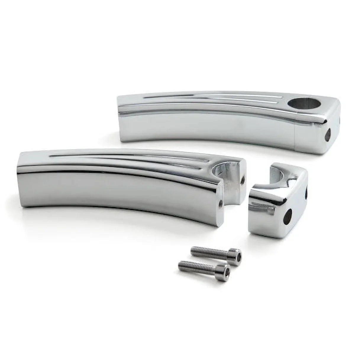 Krator 5.5" Chrome Motorcycle Handlebar Pullback Riser Compatible with Yamaha      350 400 500 600 650 750