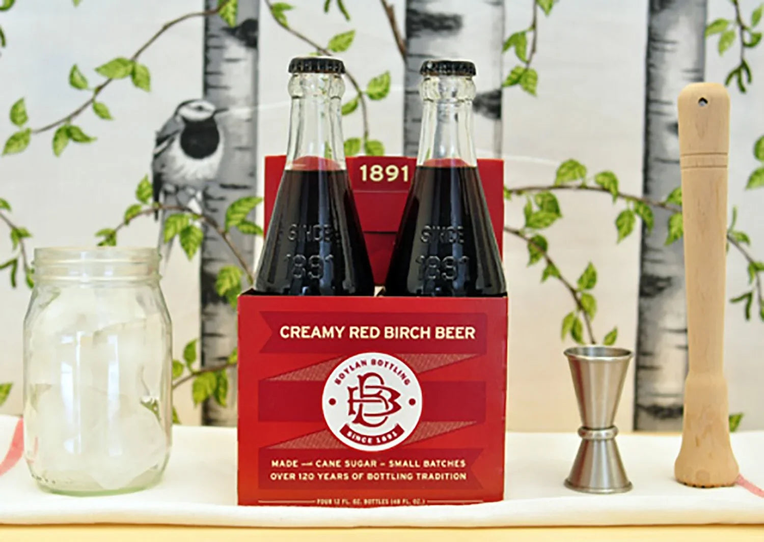 Creamy Red Birch Beer, 12 Fl Oz, 24 Count
