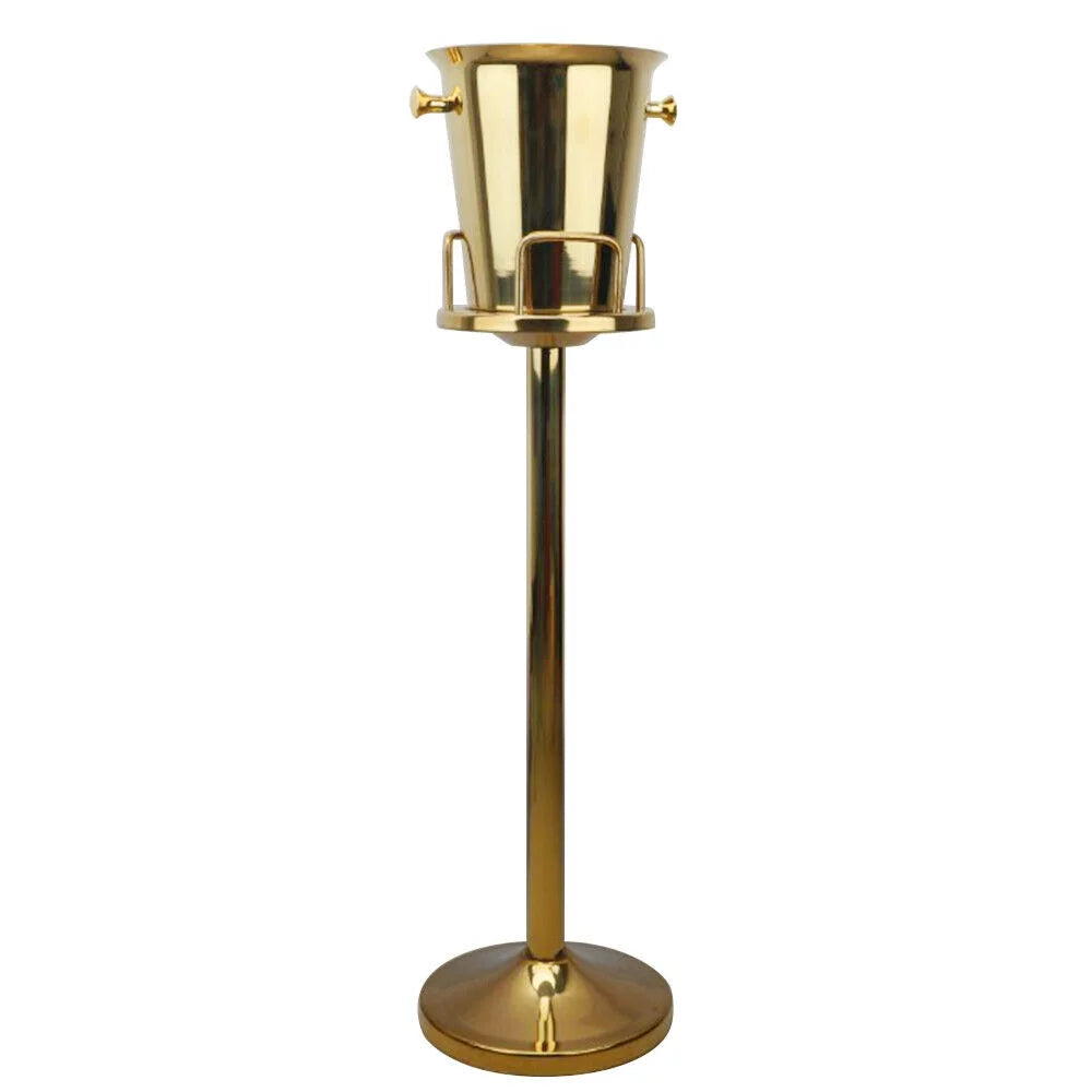 Champagne Bucket Ice Bucket Vasque Holder Titanium Gold Ice Bucket for Party Bar Hotel Home