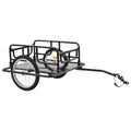 Eccomum Bike Cargo Trailer 51.2"x28.7"x19.7" Steel Black