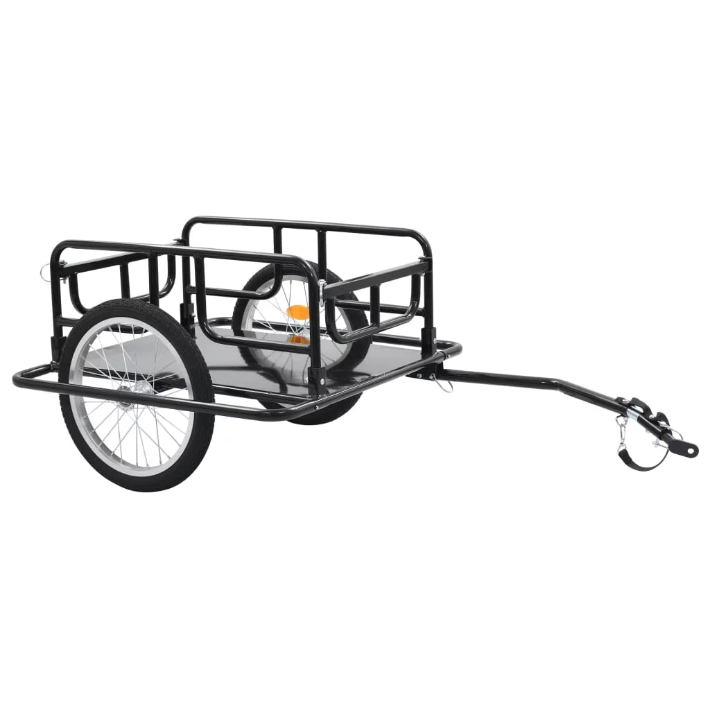 Eccomum Bike Cargo Trailer 51.2"x28.7"x19.7" Steel Black